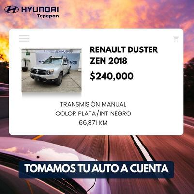 RENAULT DUSTER ZEN 2018