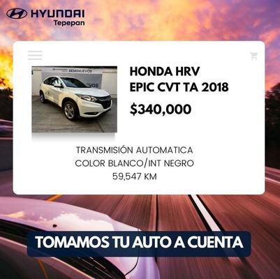 HONDA HRV EPIC CVT TA 2018