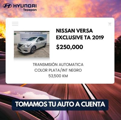 NISSAN VERSA EXCLUSIVE TA 2019